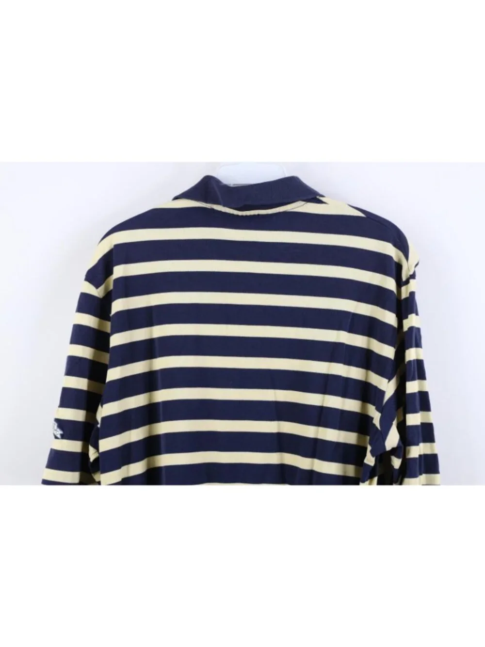 Vintage Polo Golf Ralph Lauren Mens Medium Faded Striped Color Block Polo Shirt